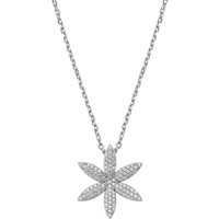 Collana Amen Donna Fiore della Vita in Argento Zirconia CLFLLIBBZ3 - CLFLLIBBZ3
